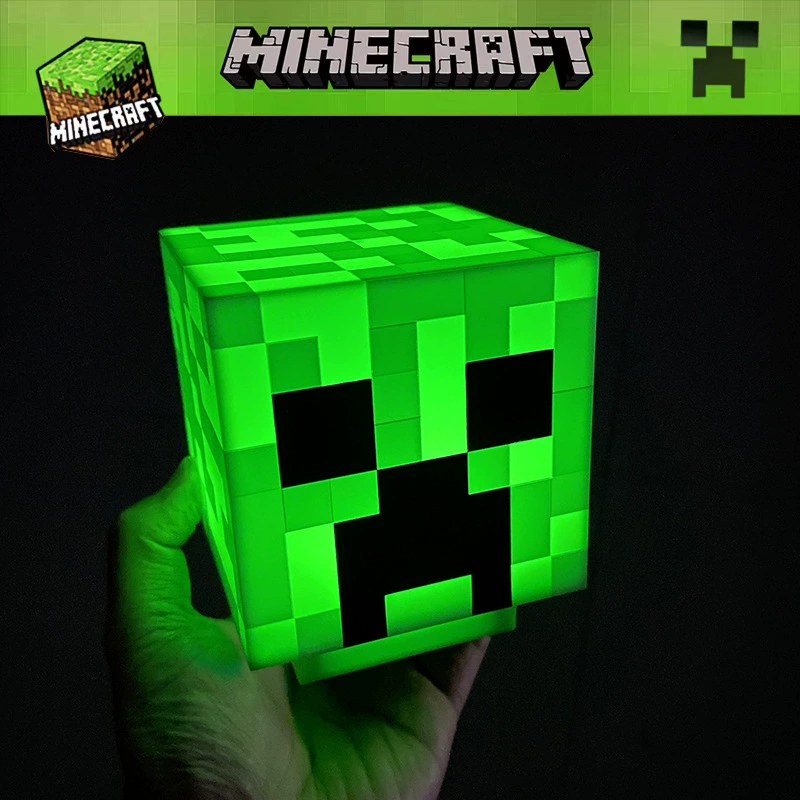 Minecraft game peripheral creeper avatar model night light children's gift Minecraft mini