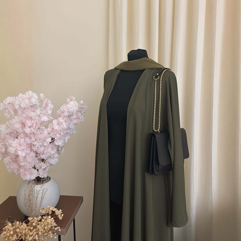 Modest Kaftan Cardigan Dress 2026 New European and American Cross-Border Amazon Elegant Dress Fashionable Skirt