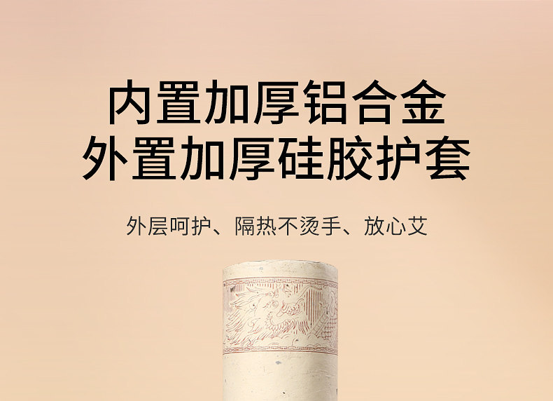Bian Stone Moxa Fire Tube 4cm Head Therapy Tool with Extinguishing Cap for Du Meridian Back Massage quality and texture