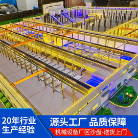 工业机械设备沙盘模型生产线沙盘展示模型机械沙盘模型来图制作