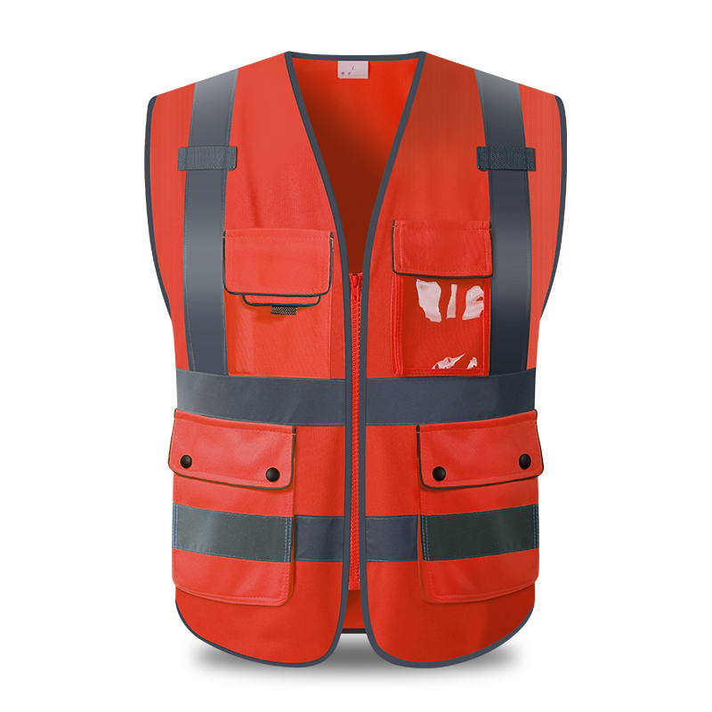 chaleco de seguridad reflectante fluorescente chaleco de tráfico sitio de construcción chaleco de protección reflectante