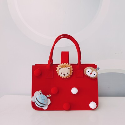 두꺼운 큰 빨간 3 피스 세트 30*18*20