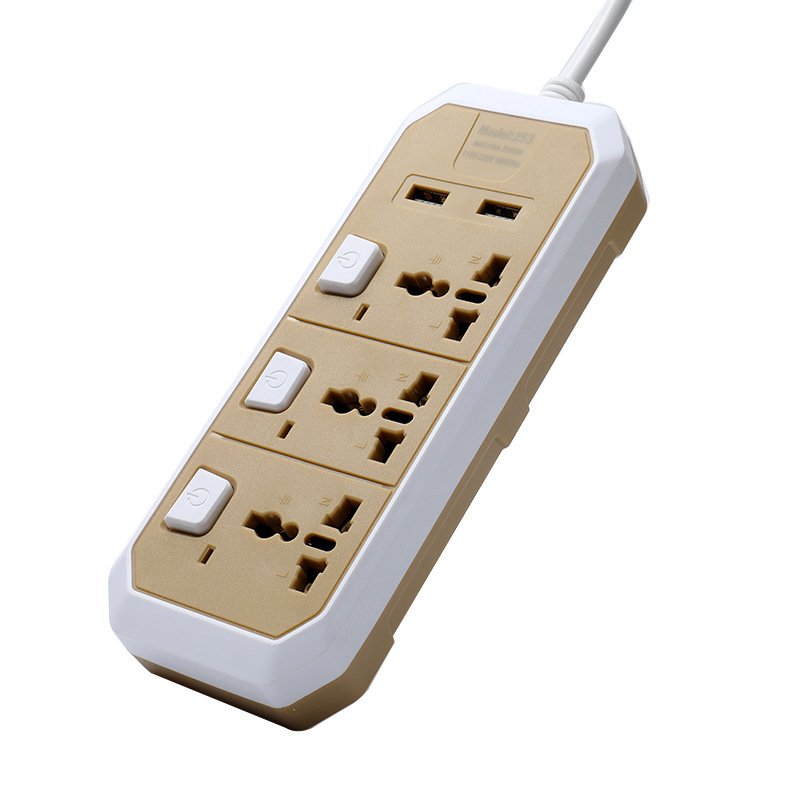 253 # 5metro un conector un interruptor enchufe de comercio exterior LOGO placa de conexión