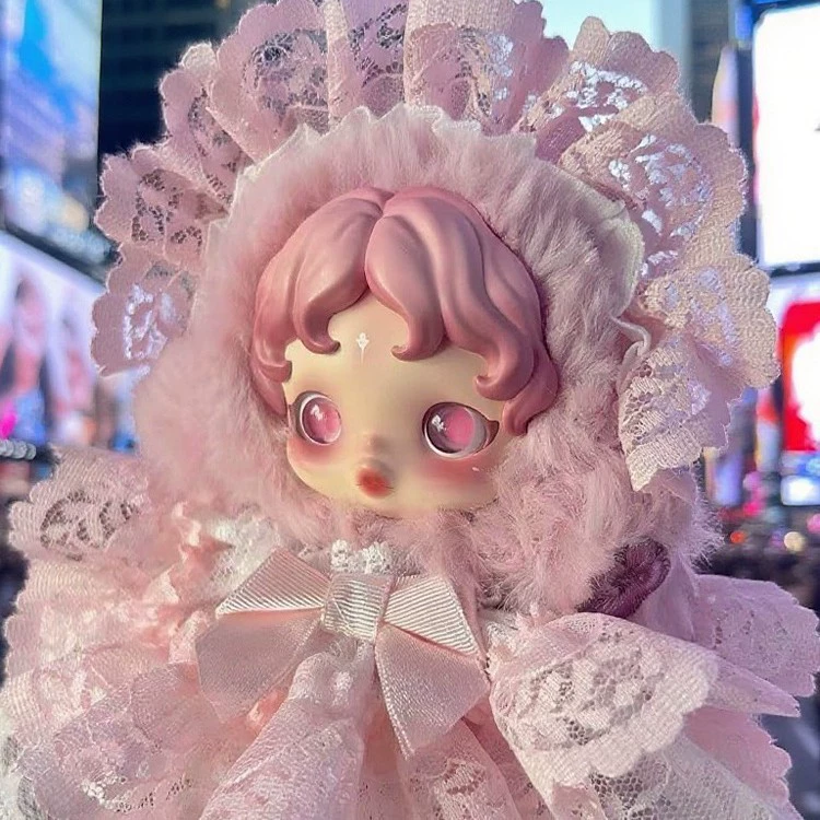 (DollPANDA) POP MART SKULLPANDA Light Weaver Garden зимняя серия движущихся кукол, одежда для куклы