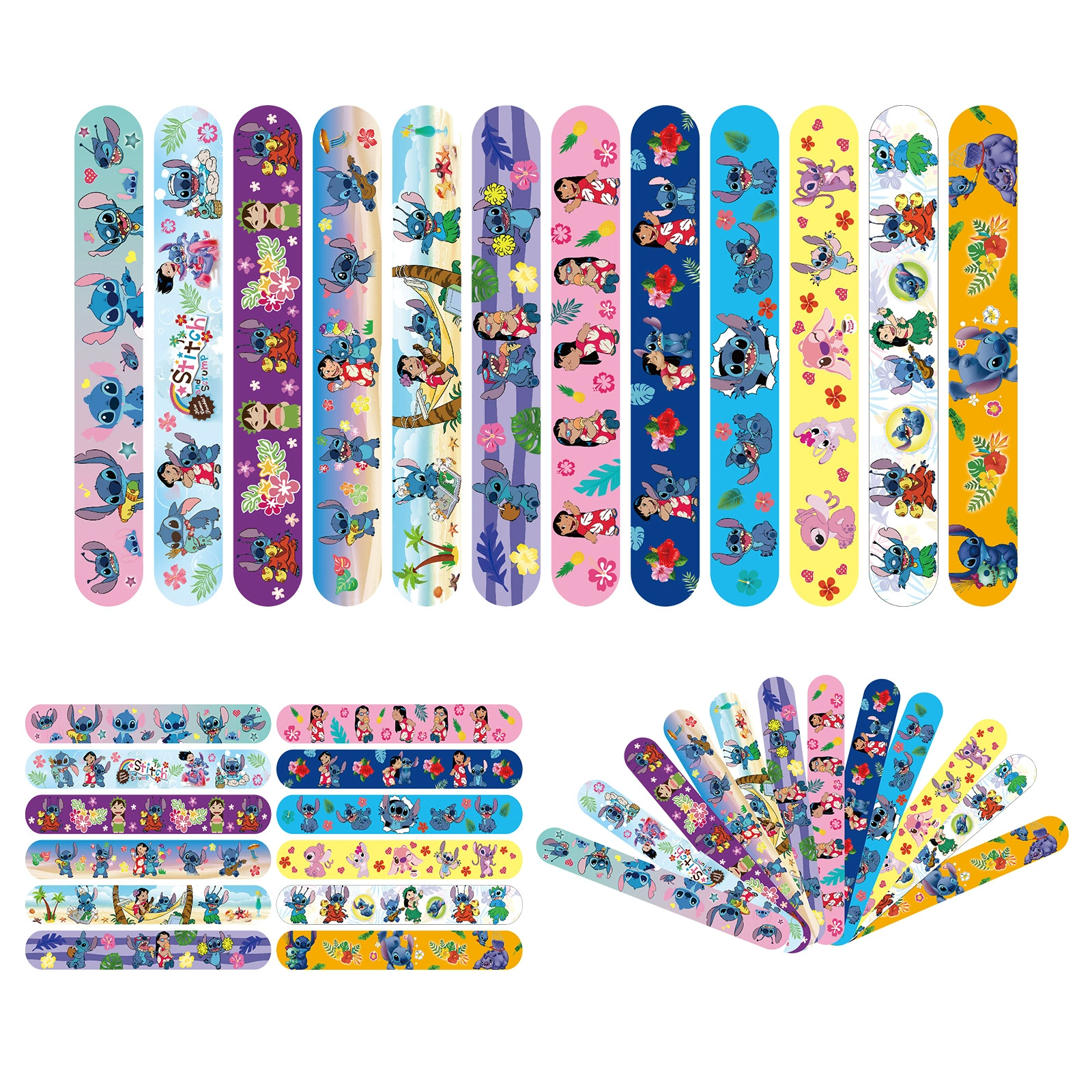 Граница Stitch Strike круглый браслет Школьный запястье Это подарок на Cir cle Cartoon Stitch Strike bracelet