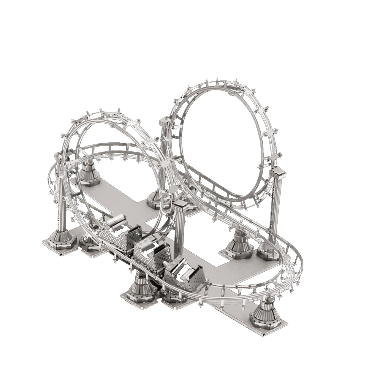 DIY hecho a mano 3D rompecabezas de metal adulto tridimensional modelo montaje creativo juguetes educativos producción difícil