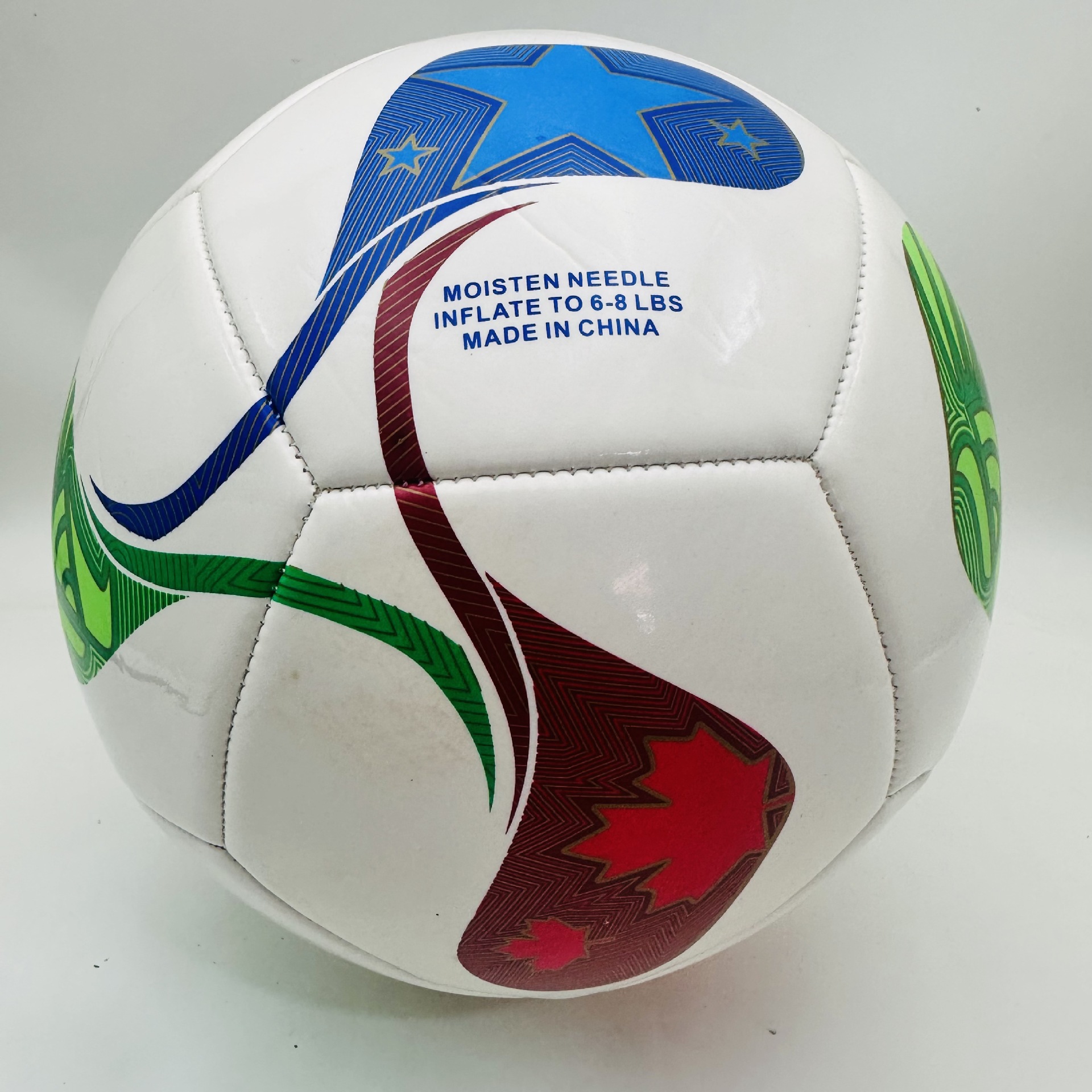 2026 Copa del Mundo de fútbol de Estados Unidos, Canadá, México, número 5, 4 piezas de piel PU de fútbol de diamante de 32 piezas de explosión transfronteriza