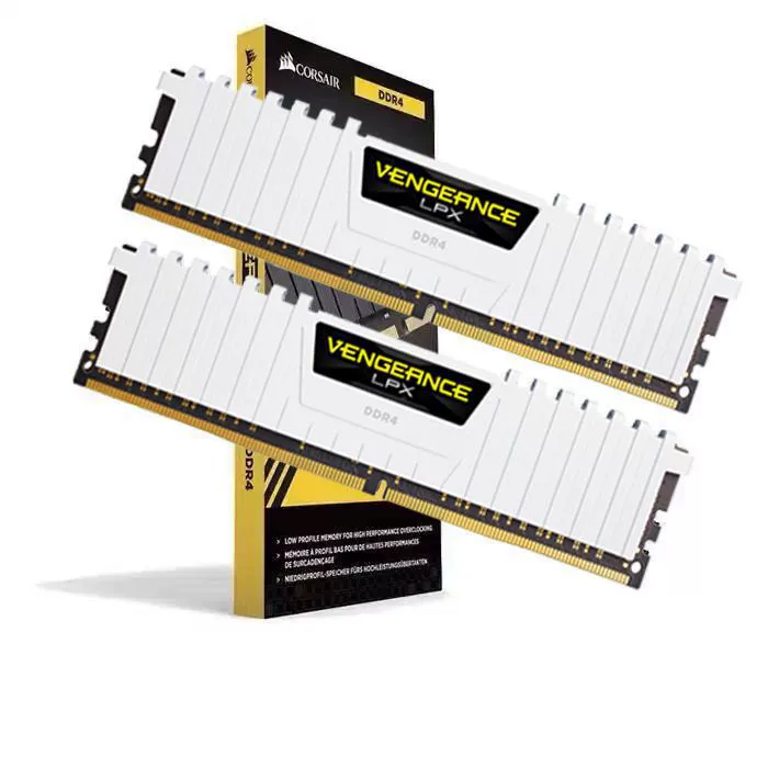 DDR4 Desktop RAM (Corsair) 3200–3600 МГц, наборы 8/16/32 ГБ, одиночный и двойной канал