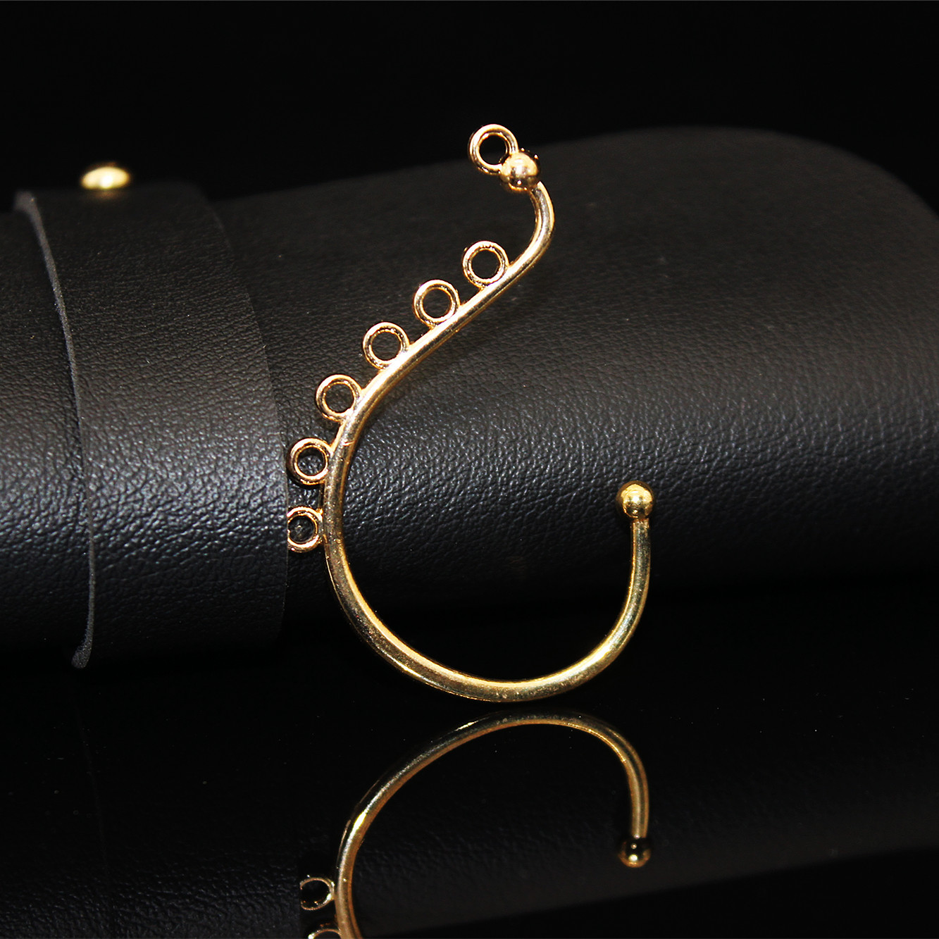 10 PCS/Package Metal Geometric Polished Hook Earring Findings Jewelry Accessories display picture 4