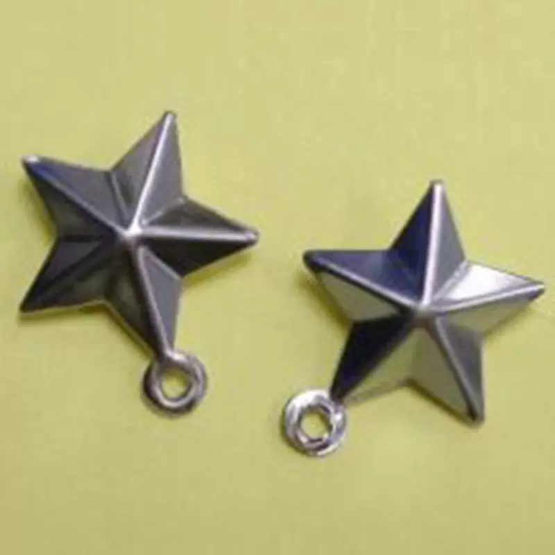 DIY饰品配件不锈钢五项链挂件角星吊坠耳坠包包服装吊牌串珠材料