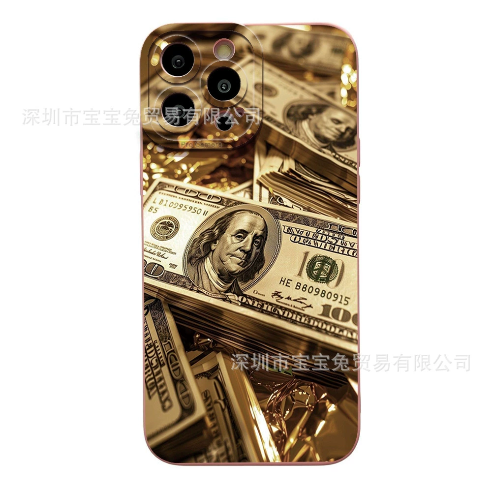 Apple, compatible iphone 17, golden protective case, mobile phone, 17 pro max