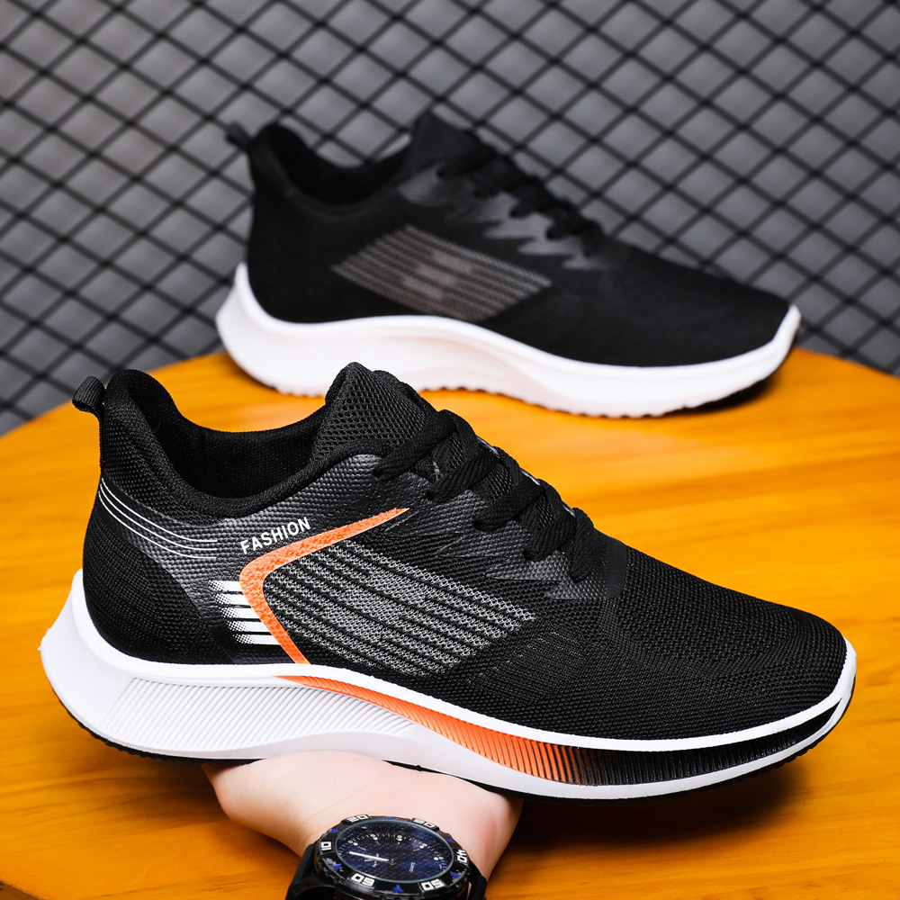 Zapatilla de deporte de los hombres 2023 Primavera de moda Zapatos de malla transpirable zapatos de viaje para correr deportes de los hombres zapatos Casuales