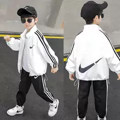 Children's clothing boys' spring and autumn set 2026 new style children's autumn clothing children's clothing baby sports handsome two-piece set trendy