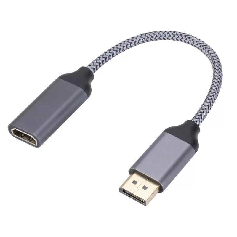 DP to HDMI adapter cable 4K60Hz high definition cable DP to HDMI female adapter computer DP graphics card converter