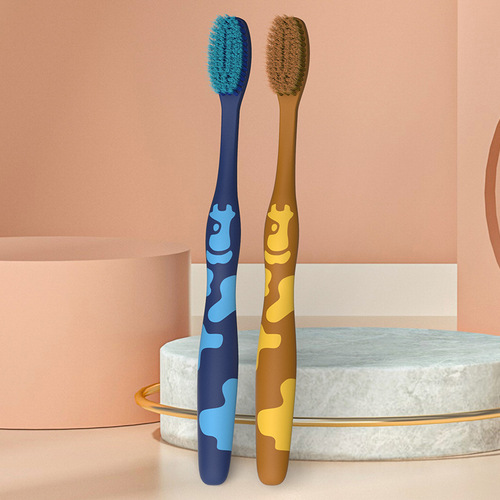 COBQB individually packaged high-density volcanic silk soft bristle toothbrush
