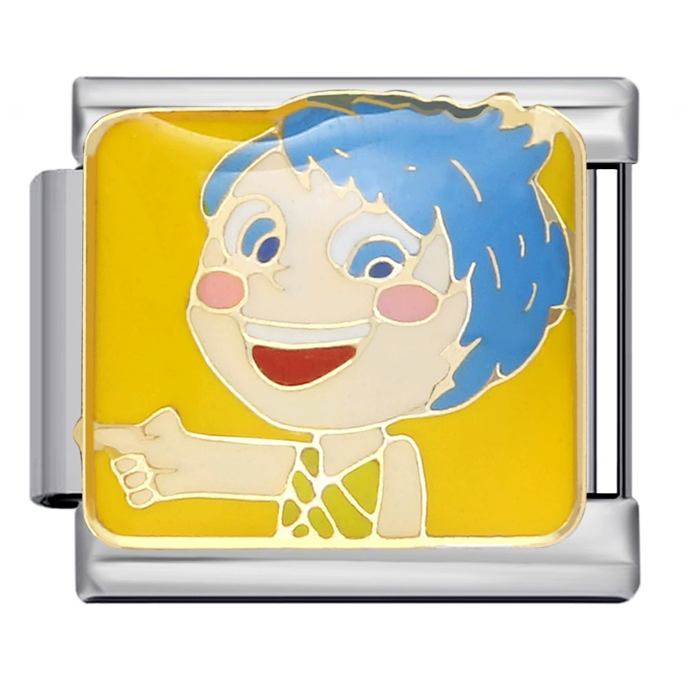 Nuby, мультяшный модуль, браслет из нержавеющей стали, Италия
