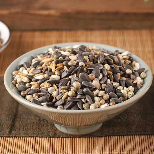 Medium and large pet mixed little sun gold sun monk Alex scarlet breast gray parrot eclectic sunflower feed bird food