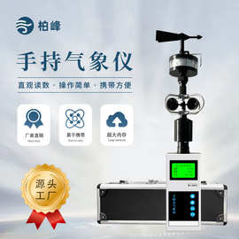 手持式风速风向仪平均最大风速温湿度气压露点温度风寒指数气象仪