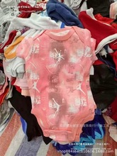 外贸patpat品牌短袖婴儿宝宝三角连体爬服混合风格新生儿短爬杂款