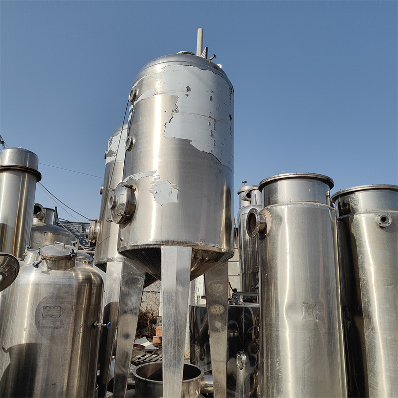 二手工业蒸发器 二手内循环蒸发设备 立式降膜蒸发