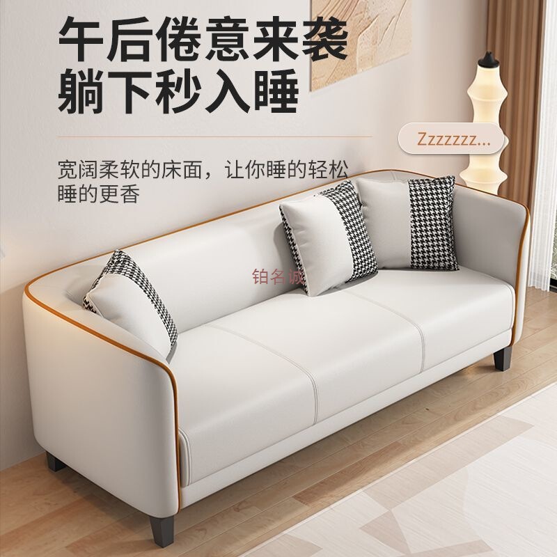 ソファーの小さい部屋型の賃貸住宅の小さいソファーは軽くて豪華な客間の家庭は簡単で現代のマンションの2人の科学技術の布のソファーです。|undefined