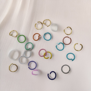 DIY�Ʒ����_��Ȧ8MM�����ɫ��Ȧ耳׿۽ӭhȦ�F�hȦCȦ