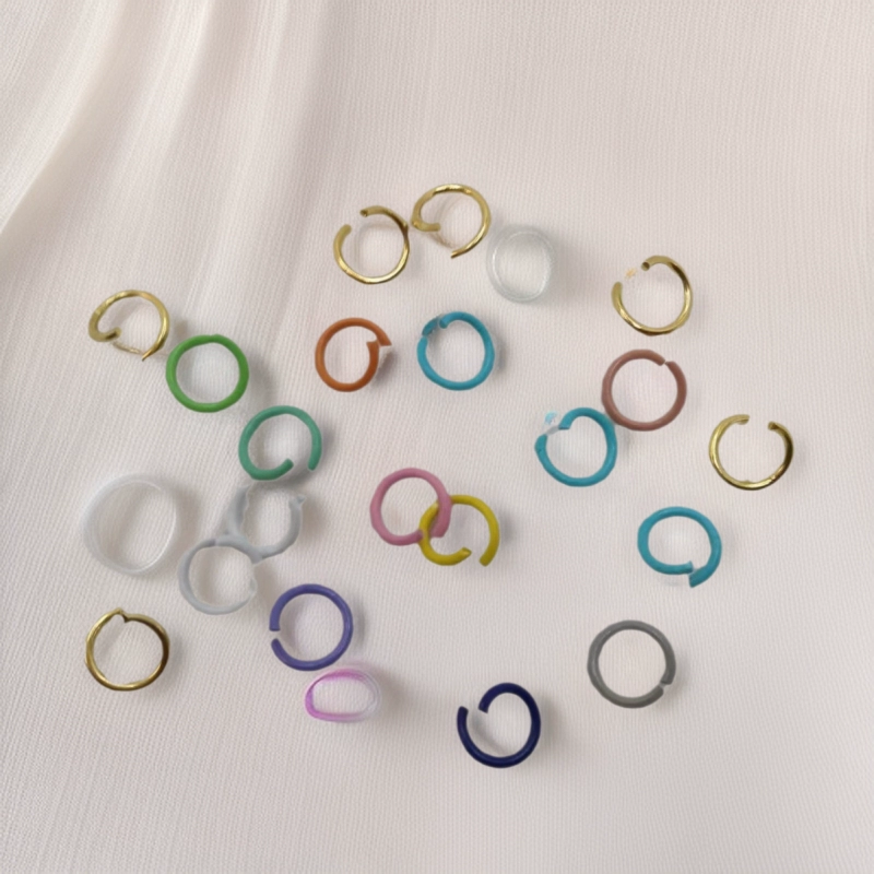 DIY ювелирные аксессуары 8MM краска с цветным кольцом для ключей кольцо кольцо кольцо кольцо кольцо C кольцо