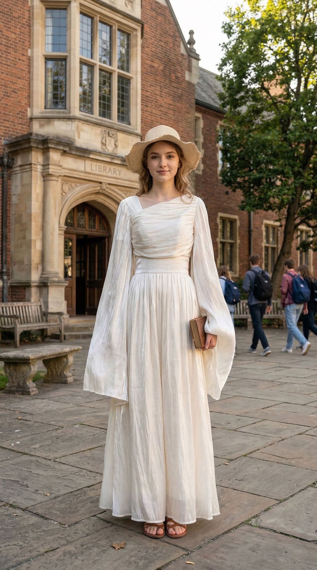Elegant Vintage Long Sleeve Midi Dress With High Waist And Ruffle Detail For Women, Casual Bodycon Maxi Dress_ecoleips.com