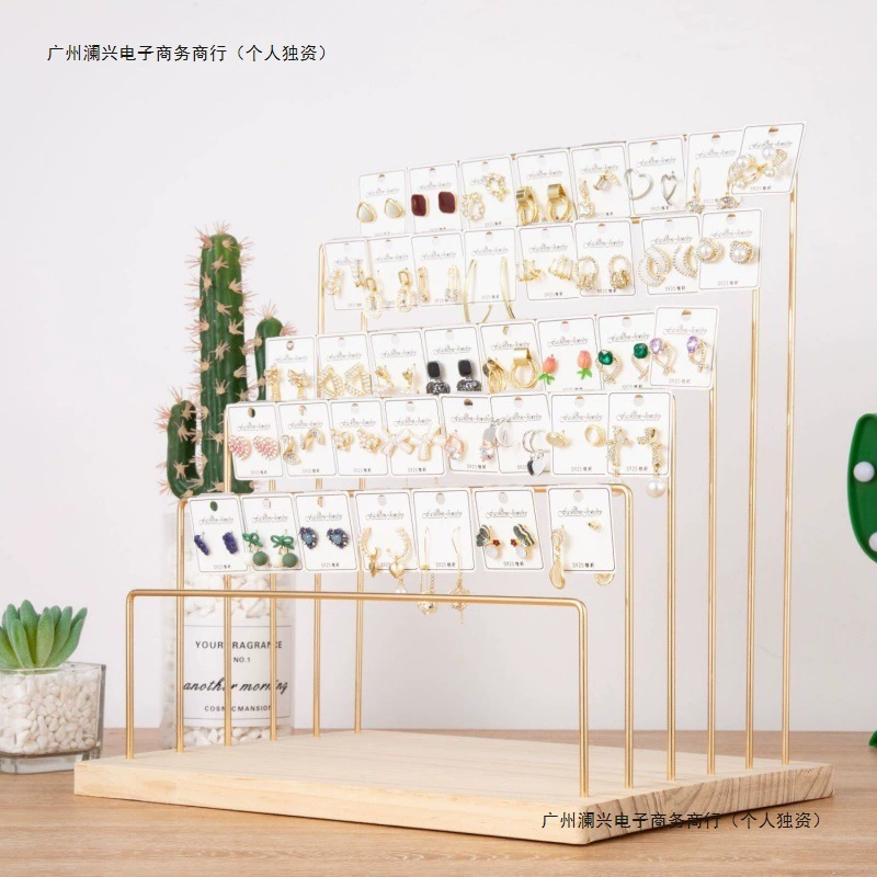 Доска для демонстрации сережек, новая железная подставка для демонстрации, бытовые серьги, стойка для ювелирных изделий, серьги, зажимы для ушей, прямая трансляция, трансграничная доставка