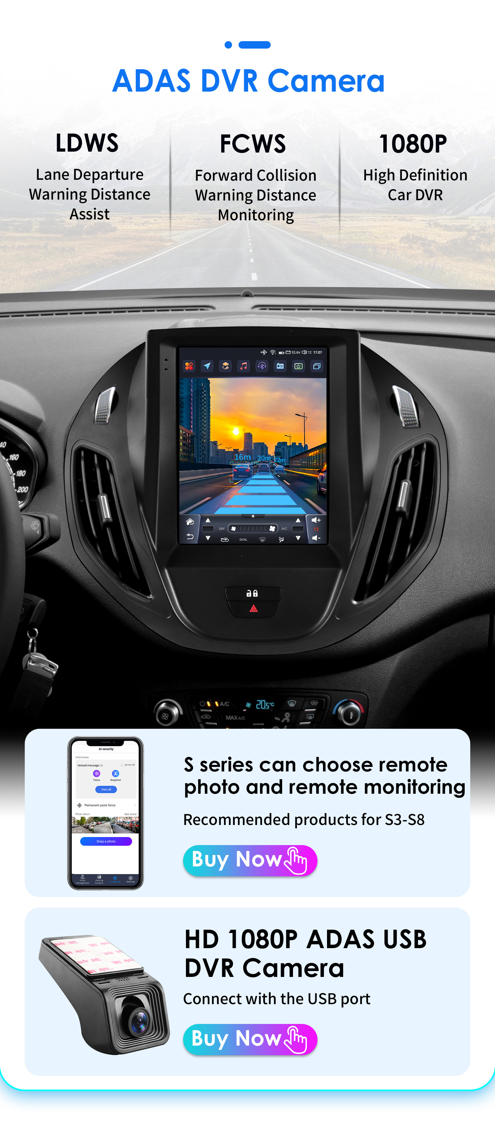 Suitable for 13-21 Models of Ford Tourneo, Vertical Screen Android 9.7inch Car Gps Navigation