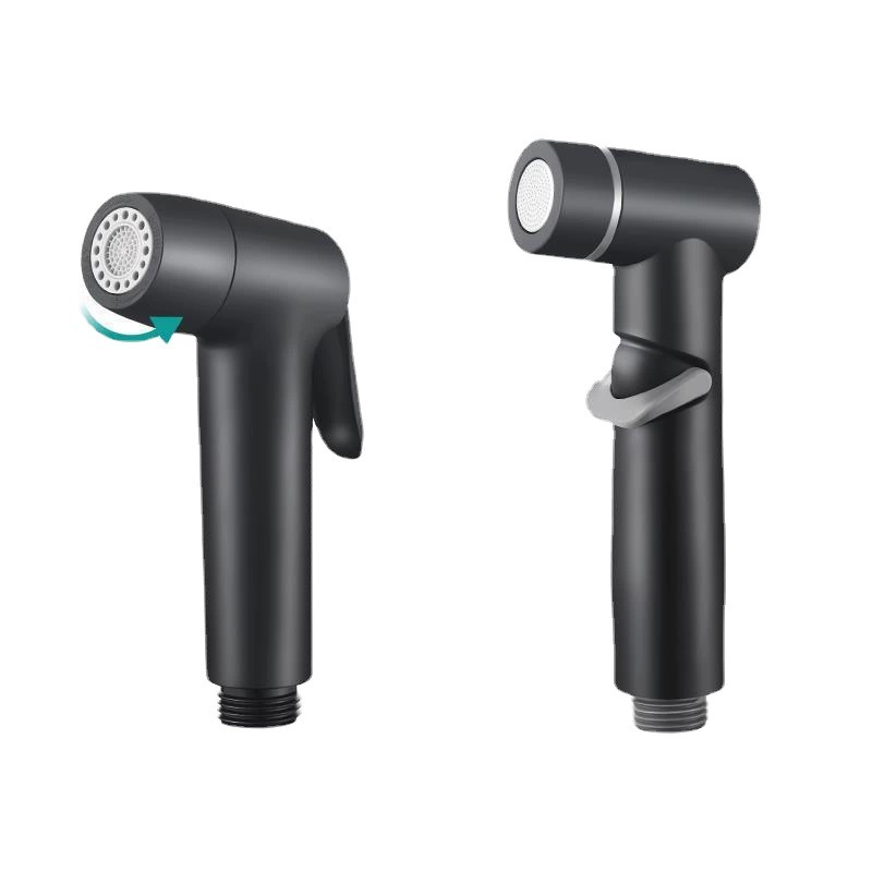 Черный пистолет-распылитель для душа под давлением насадка для душа Двухступенчатая женская стиральная машина высокого давления душ смыв унитаза партнер
