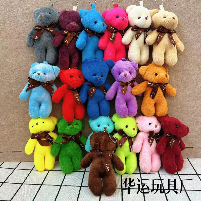 One-Piece Bear Pendant, Human Bear Pendant, Teddy Bear, Big-Headed Bear Keychain, Doll Plush Toy, Cross-Border Manufacturer