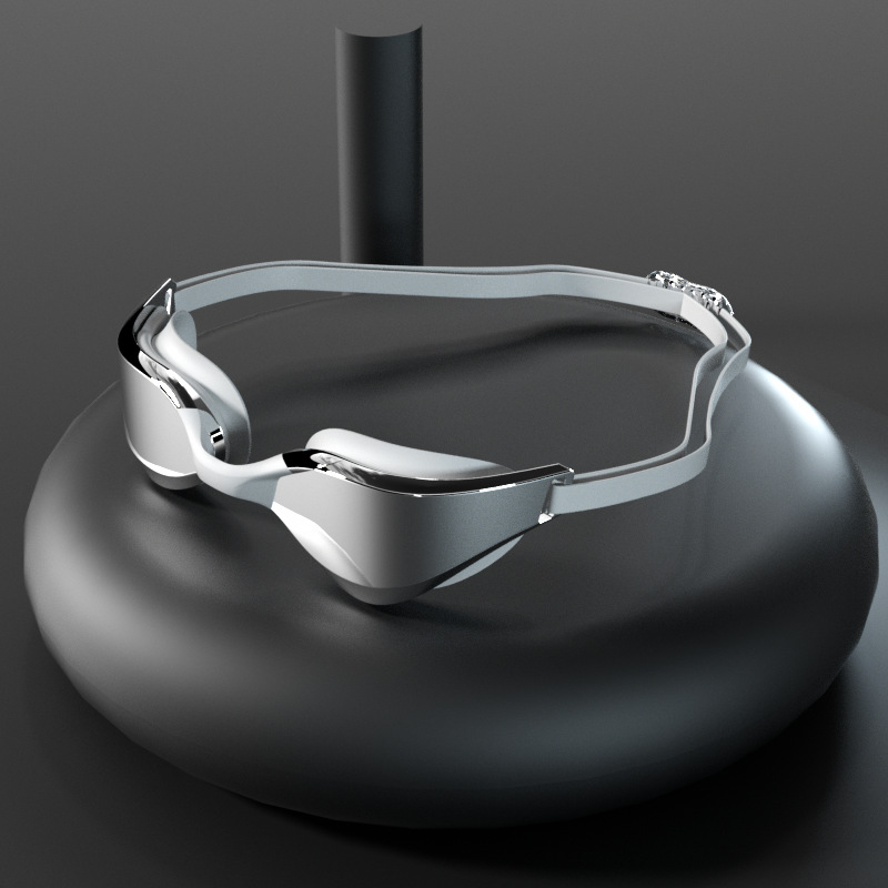 HD étanche anti-buée adulte modèle de formation course lunettes de natation professionnel confortable placage lunettes de natation_voghion.com