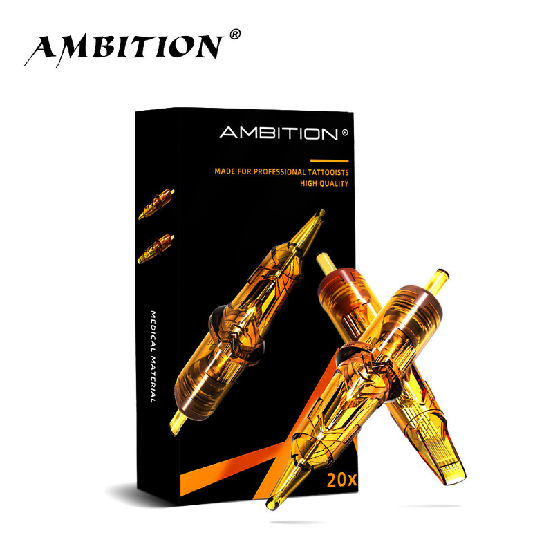 AMBITION tattoo needle integrated needle 0.25 tattoo ink cartridge tattoo short needle for tattoo machine tattoo pen AMBITION tattoo needle integrated needle 0.25 tattoo ink cartridge tattoo short needle for tattoo machine tattoo pen