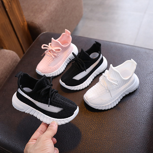 Spring and Autumn, Summer, Boys and Girls Embroidered Air-Permeable Student Shoes with Air Mesh, Fashion Leisure Shoes for Children