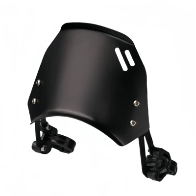 Suitable for Honda Cl300 Cl500 Cm300 Cm500 Hood Deflector Aluminum Alloy Small Windshield Front Windshield (Motorcycle front windshield) - brushed-black