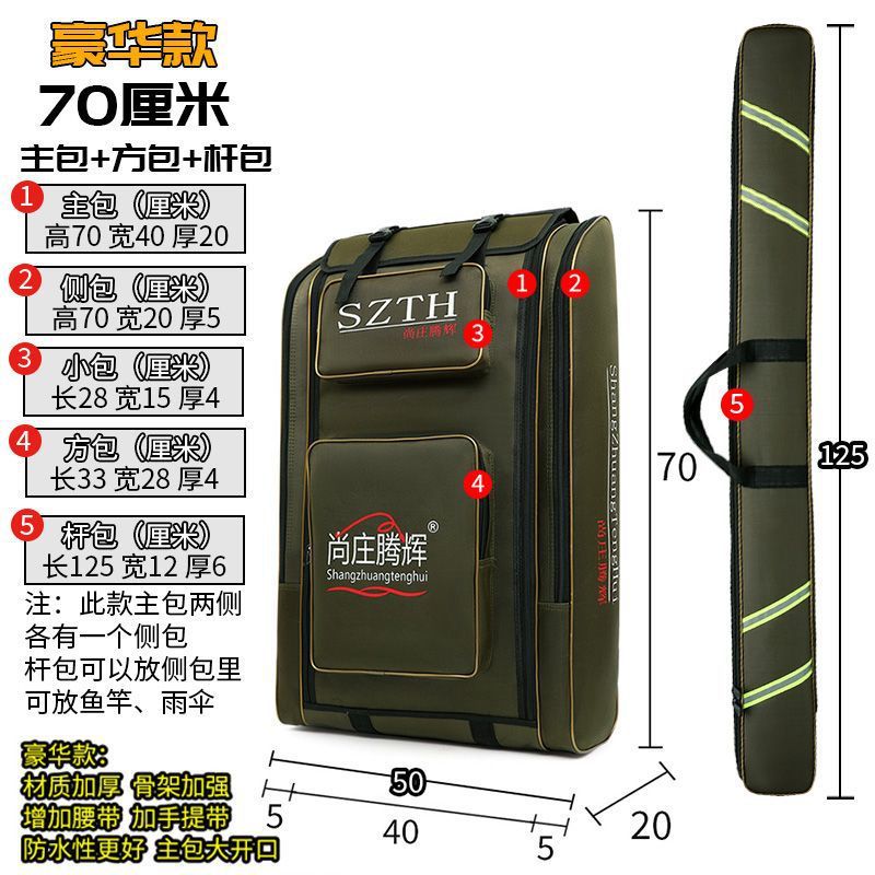 [모델] 밀리터리 옐로우 70 메인백 + 사각백 + 폴백 - Niutou Factory 하드코어 보조금