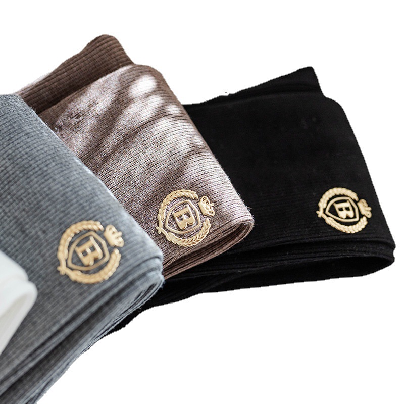 Calcetines Tiantai primavera y otoño pantimedias para niñas delgadas polainas para NIÑOS Calcetines insignia uniforme escolar rayas verticales delgadas pantalones de paso