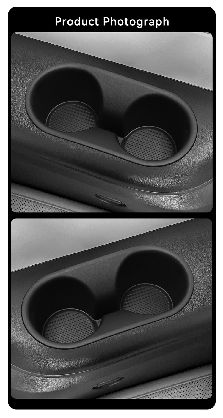 Suitable for 26 Modern Palisade Three-Row Water Cup Covers to Protect Anti-Slip Mats for Car Supplies Modification