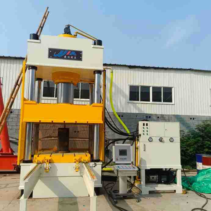 1000t伺服三梁四柱液压机 630吨导轨移动工作台四柱液压机