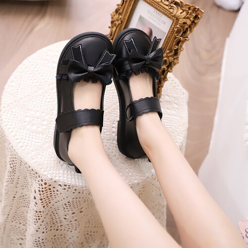 Japanese-style JK single shoes for women, autumn and summer new Lolita flat small leather shoes with bowknot, cute and versatile, popular among netizens