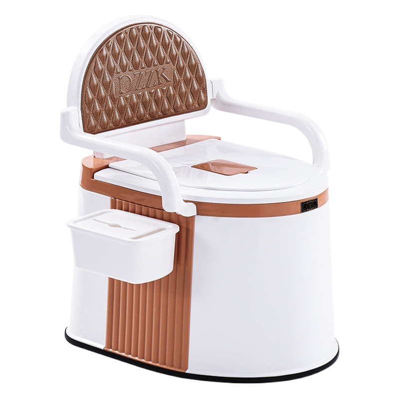 Inodoro portátil para ancianos y mujeres embarazadas Hogar inodoro portátil para ancianos noche urinario Silla de inodoro