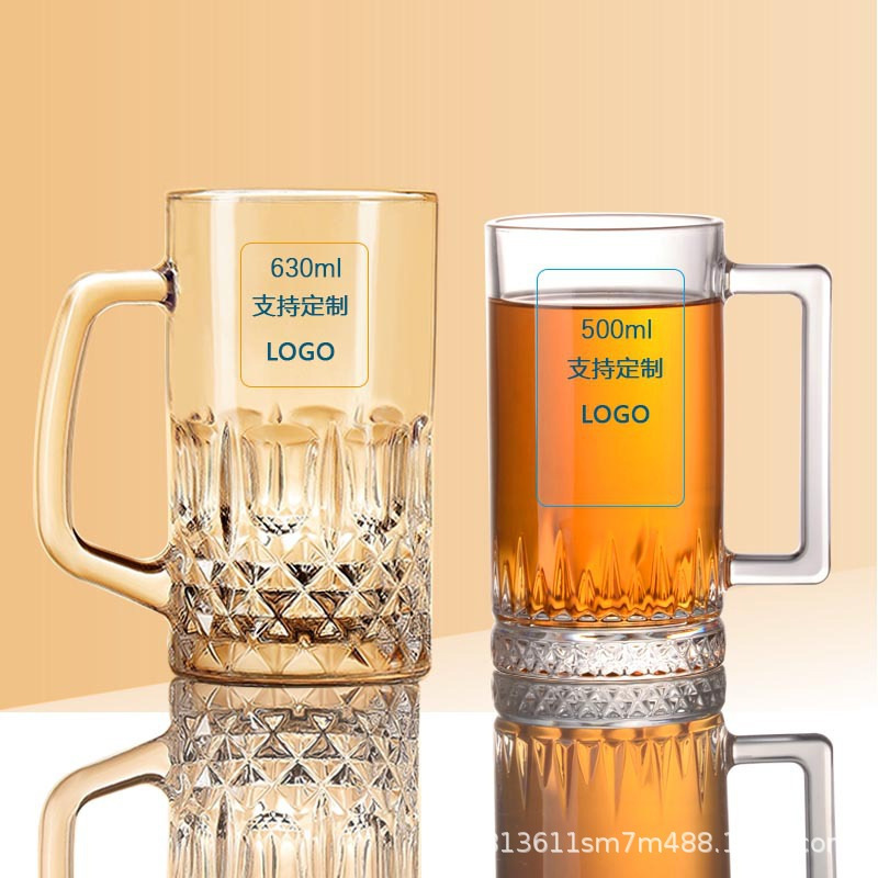 Gran por mayor calaveras taza de sala de estar comedor bar vidrio transparente cerveza con mango cerveza té taza de agua para beber image 3