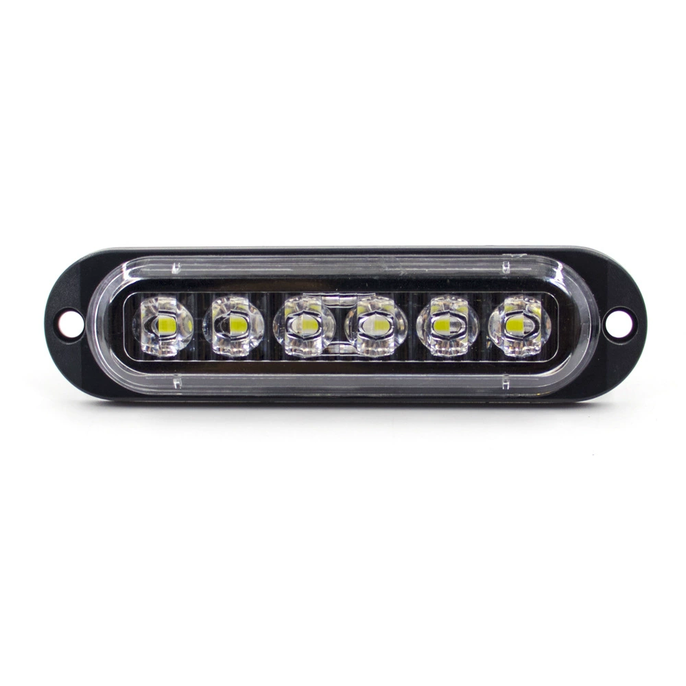 Шестидюймовые LED-фары для грузовика, задние фонари грузовика, боковые предупреждающие сигнальные огни шириной 10-30В, сигнальные огни ширины прицепа