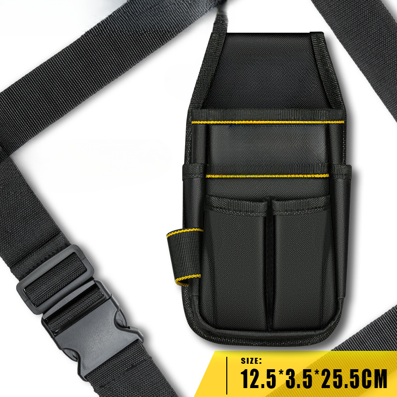 Changshengke kit de herramientas lona multifunción electricista riñonera mantenimiento engrosado hardware bolsa de herramientas bolsa de electricista de madera pequeña