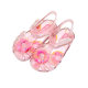 2024 spring and summer new girls' cute style donut sandals comfortable soft bottom jelly sandals baby toddler Korean style