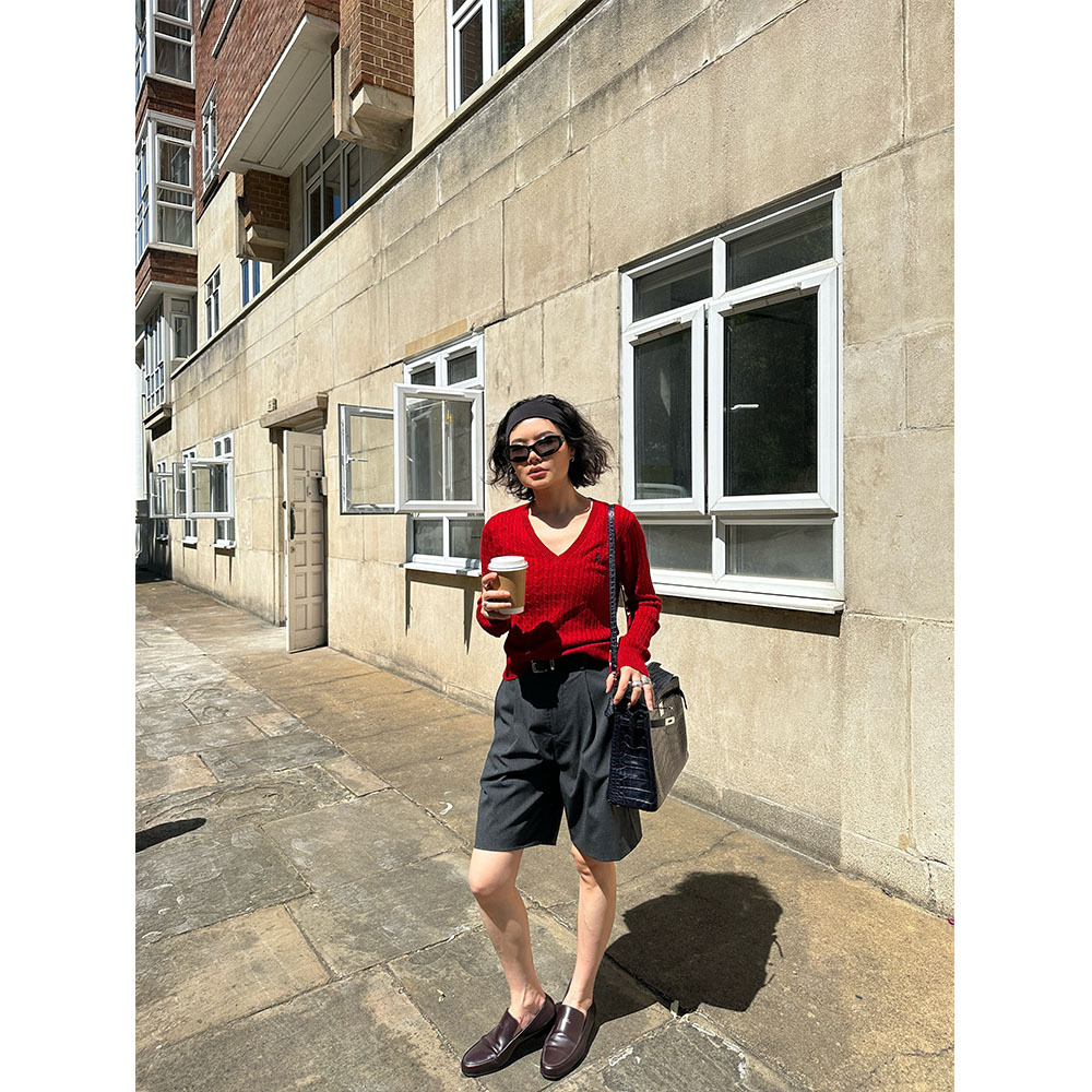 特价现货ONIVINTAGE秋上新！极简休闲中裤（配真皮皮带OH256P8217