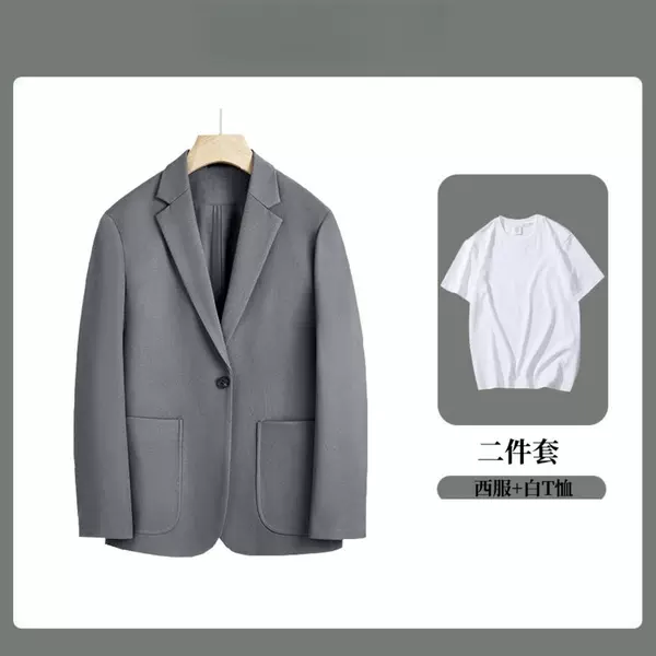 Gray [suit+T -shirt]