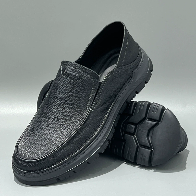 Повседневная кожаная обувь мужская летняя новая мягкая подошва одна педаль Lefu обувь мягкая кожаная обувь мужская кожаная обувь бизнес повседневная обувь