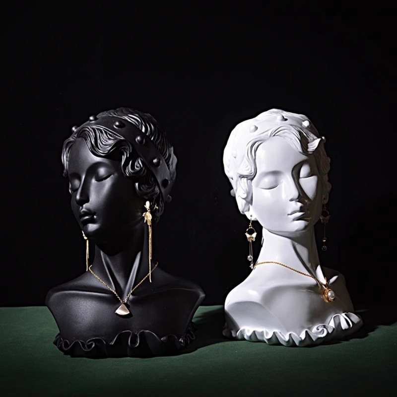 樹脂モデルジュエリー展示棚イヤリング棚掛けネックレス棚陳列ジュエリー展示道具|undefined